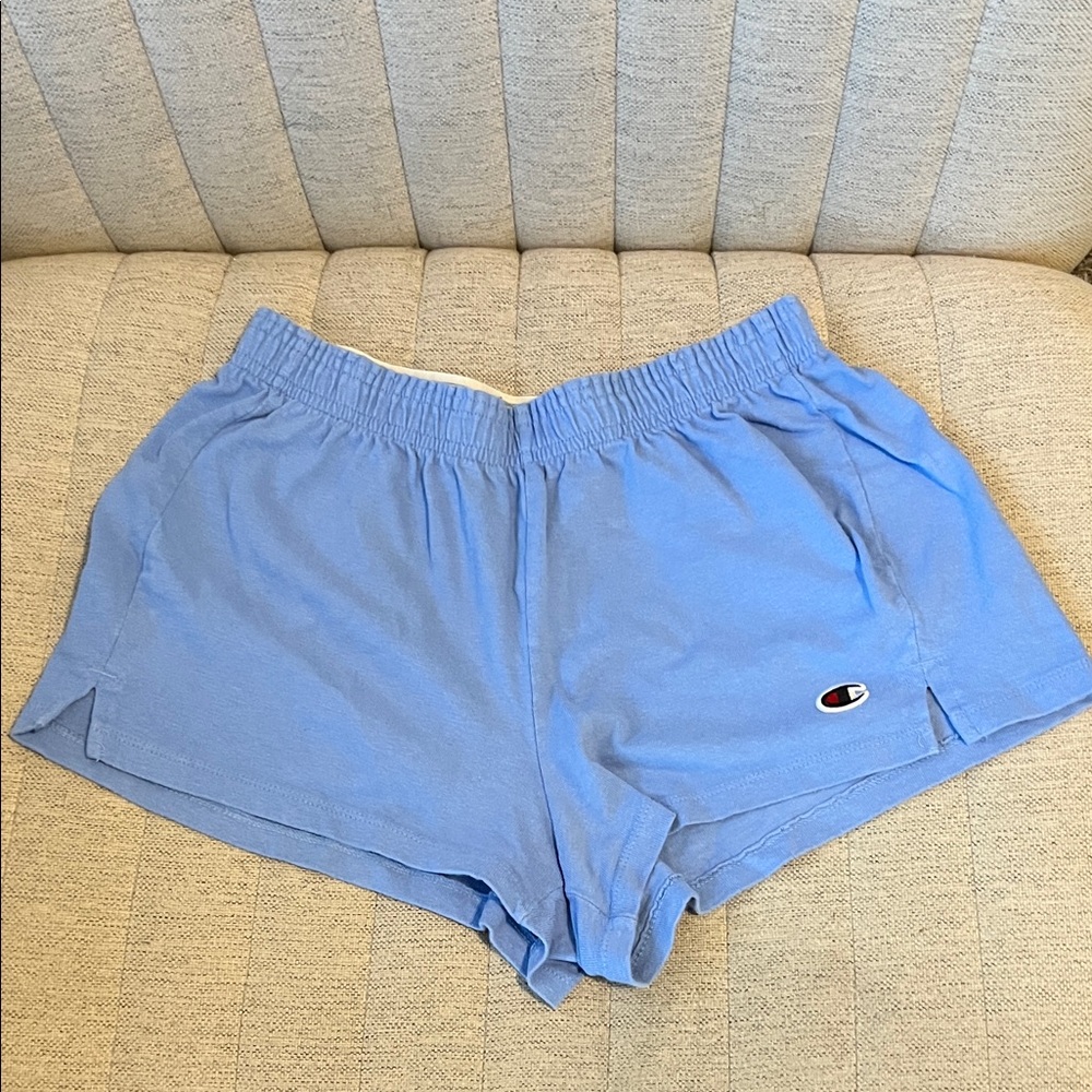 Champion Women's Athletic Light Blue Shorts